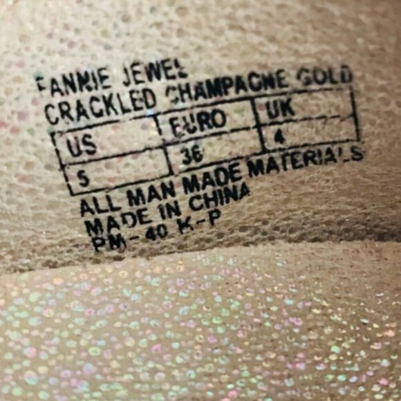 Stuart Weitzman Ballet Flats Gold Crystal Bow Women's Feminine Dainty Sparkly 5 - Picture 6 of 8